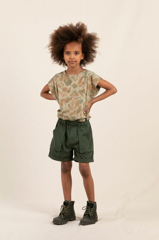 WEEK-END Khaki - Elasticated Shorts