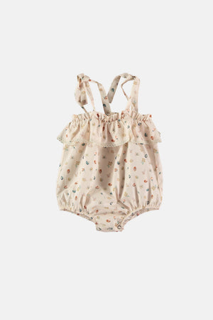 Wild flower romper Baby Grows Coco au lait