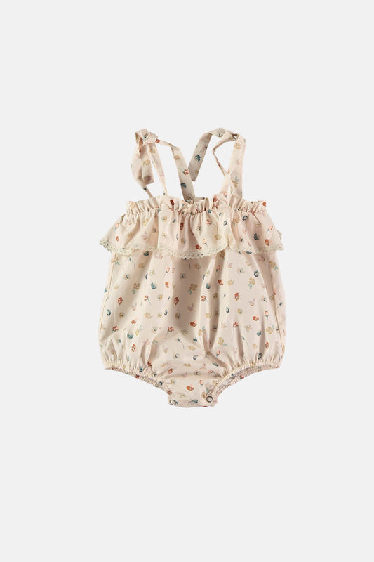 Wild flower romper Baby Grows Coco au lait