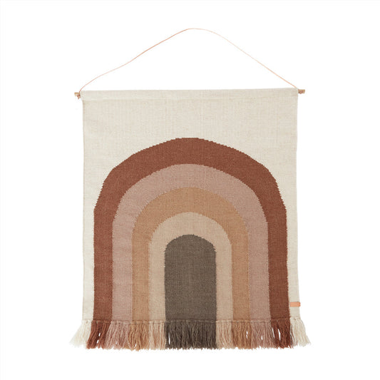 Follow The Rainbow Wall Rug - Choko Wallart OYOY