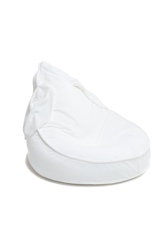 Velvet White Bunny Beanbag Beanbags Wigiwama