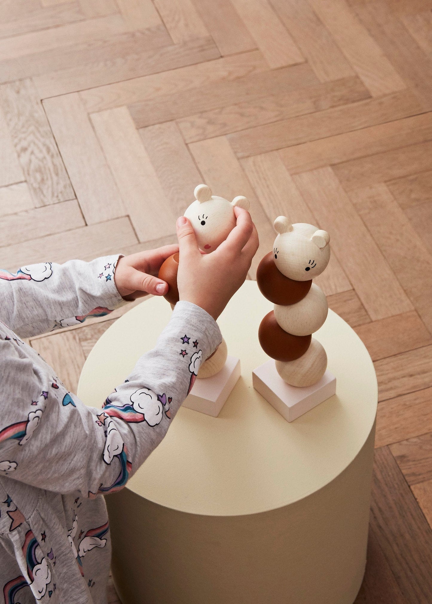 Wooden Stacking Lala - Nature Wooden Toy OYOY