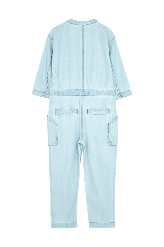 ZEBRA Bleached Blue Denim - Jumpsuit
