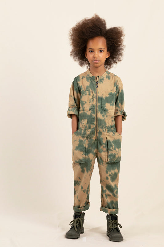 ZEBRA Khaki Tie & Dye - Jumpsuit