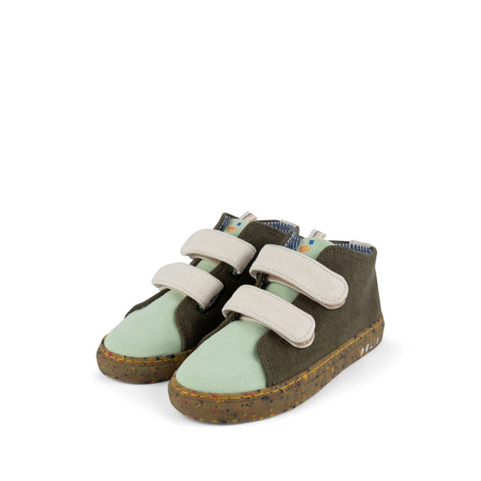 Anis/Khaki Eco Strap Mid Sneakers Shoes Dulis Shoes