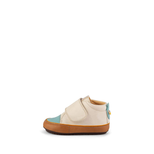 Aqua/Cream Strap Sneaker Booties Shoes & Booties Dulis Shoes