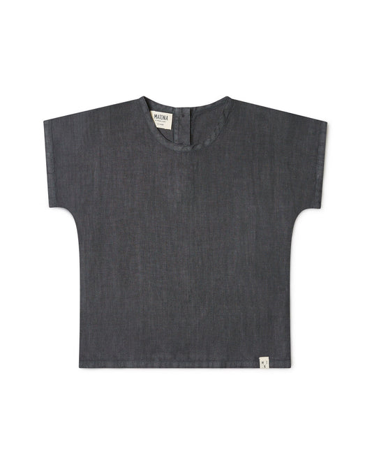 Arlo Tshirt Slate Blue Tops Matona