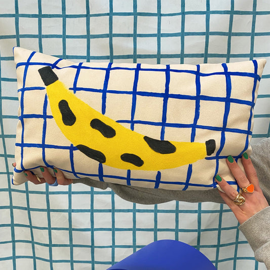 Banana Cushion Cushions Babel Brune