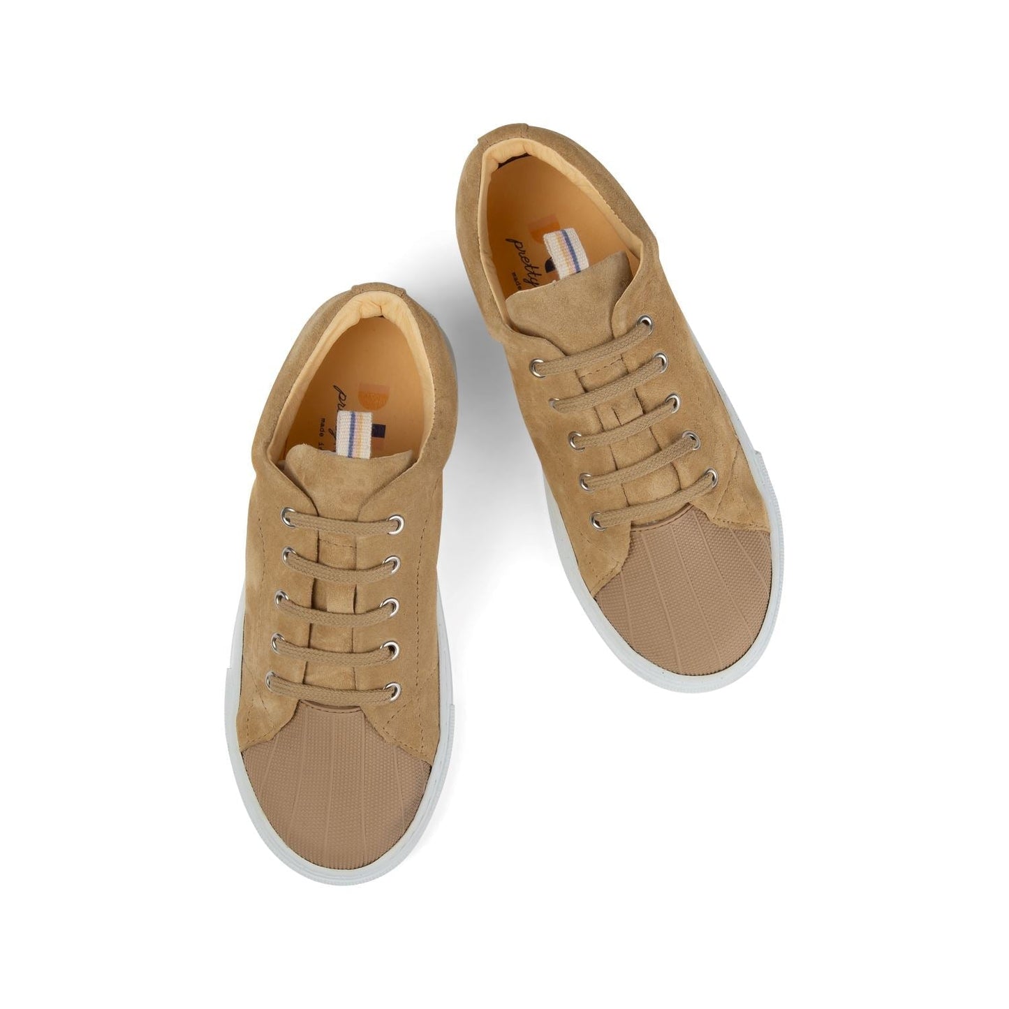 Beige Toe Sneakers Shoes Dulis Shoes