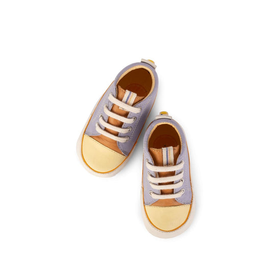 Blue/Camel Sneaker Booties Shoes & Booties Dulis Shoes