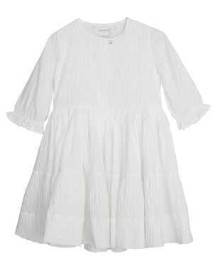 Cala Womens Dress White Womenswear Cosmosophie