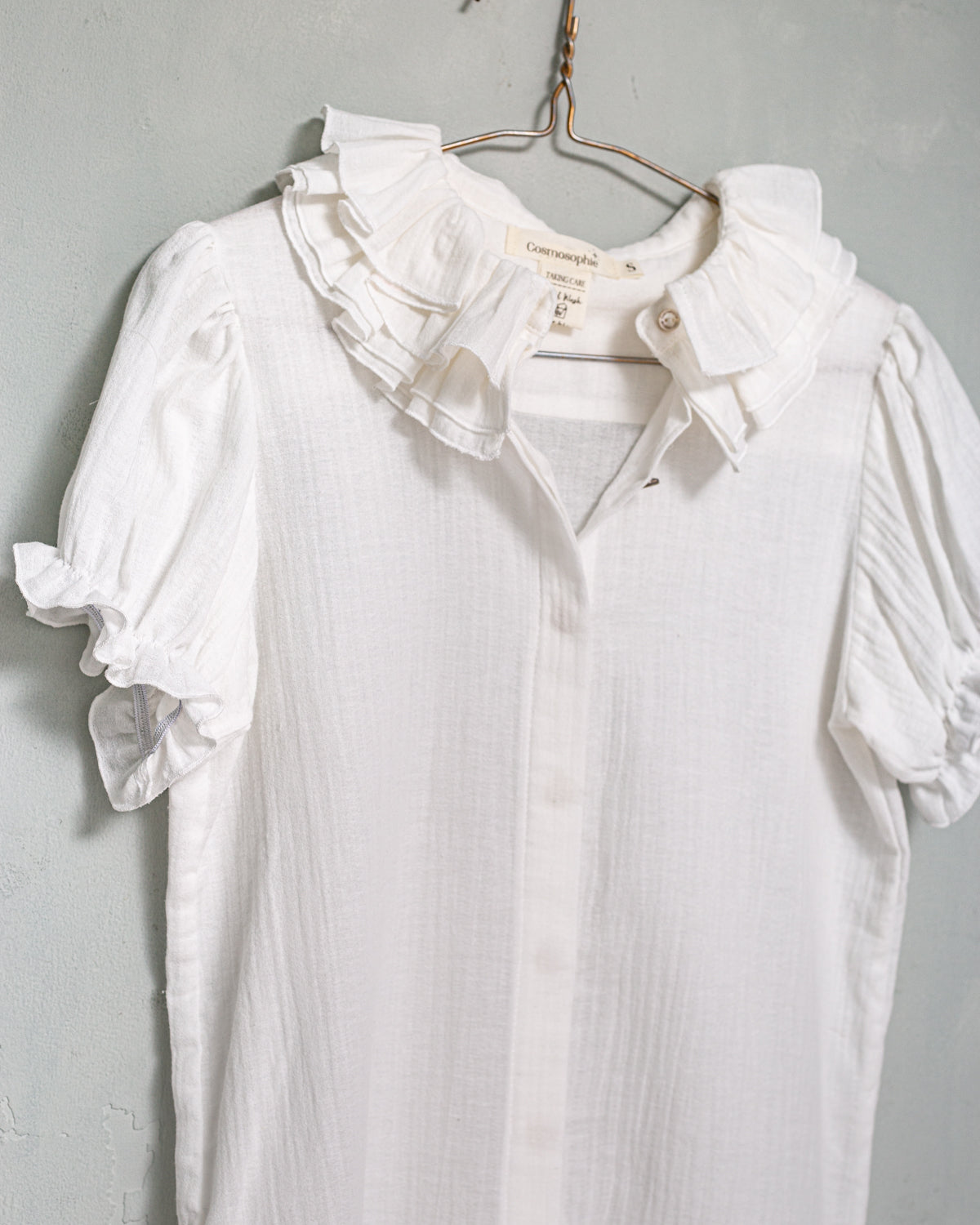 Carusso Womens Shirt White Womenswear Cosmosophie