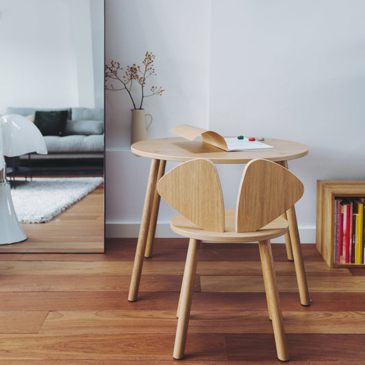 Mouse School Chair age 6-10 Wood Nofred