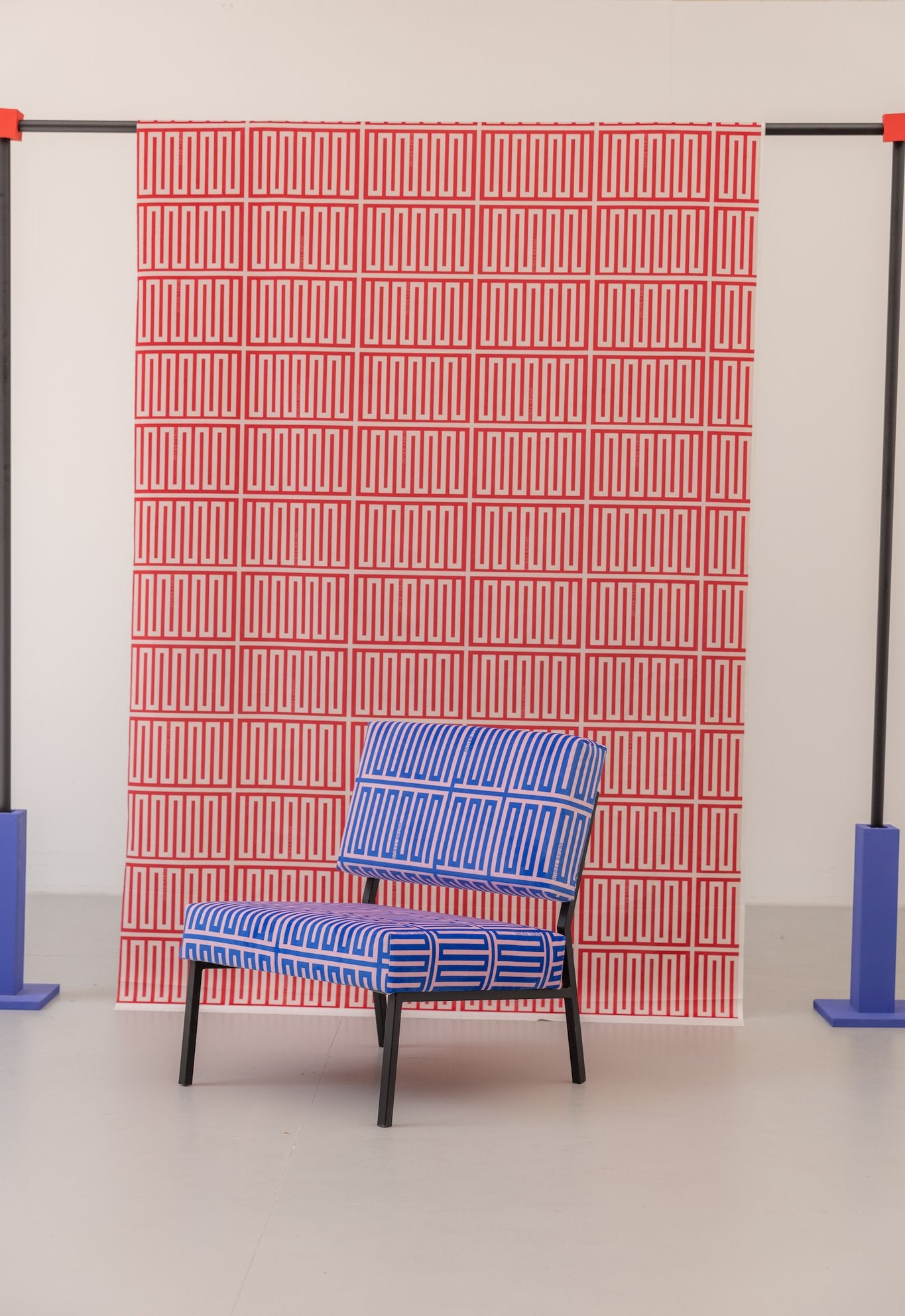 Elios Chair Blue and Pink Kids Chairs Babel Brune