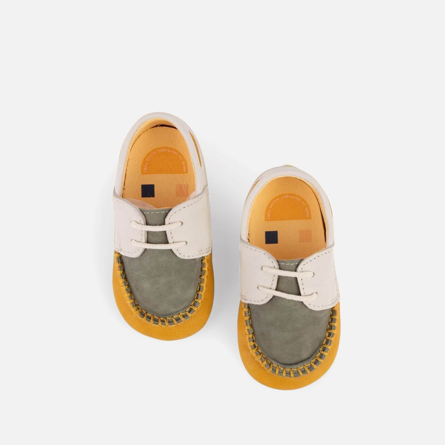 Green/Mustard Boat Shoes Shoes & Booties Dulis Shoes
