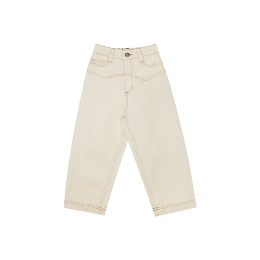 Raw Denim Pant Vanila Trousers The New Society