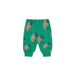 Dromedary baby pants green flowers Trousers The Animals Observatory