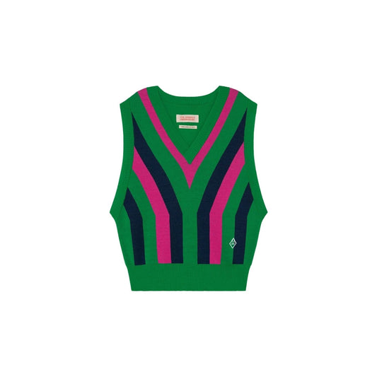 Bat kids vest green logo Tops The Animals Observatory