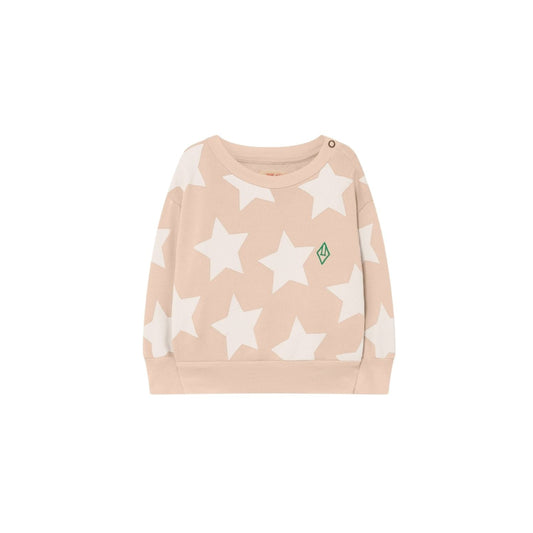 Bear baby sweatshirt beige Stars Sweatshirts The Animals Observatory