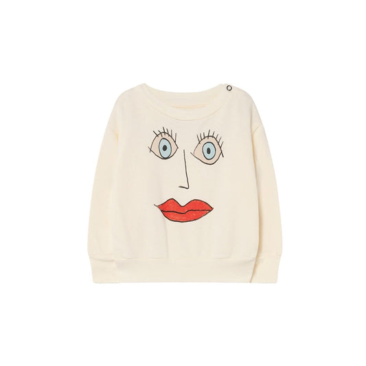 Bear baby sweatshirt white face Sweatshirts The Animals Observatory