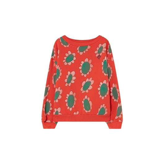 Bear kids+ sweatshirt red flowers Sweatshirts The Animals Observatory