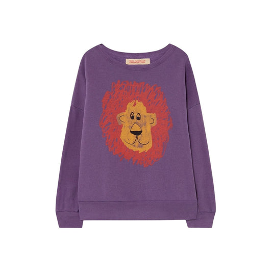 Big bear kids+ sweatshirt purple lion Sweatshirts The Animals Observatory