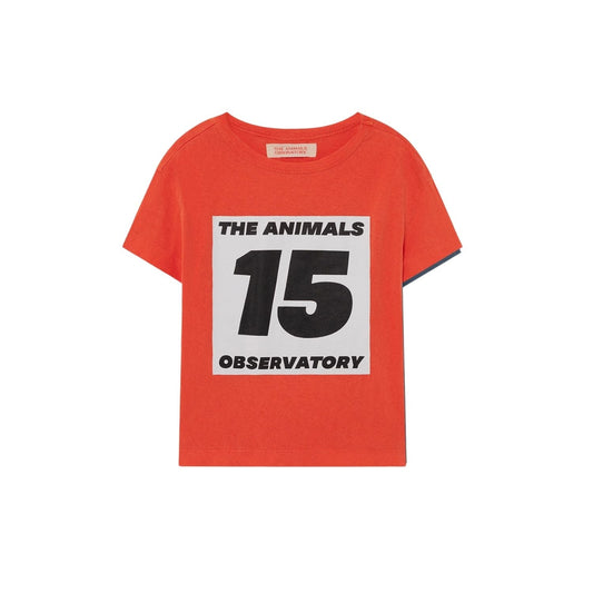 Rooster kids+ t-shirt red 15 Tops The Animals Observatory