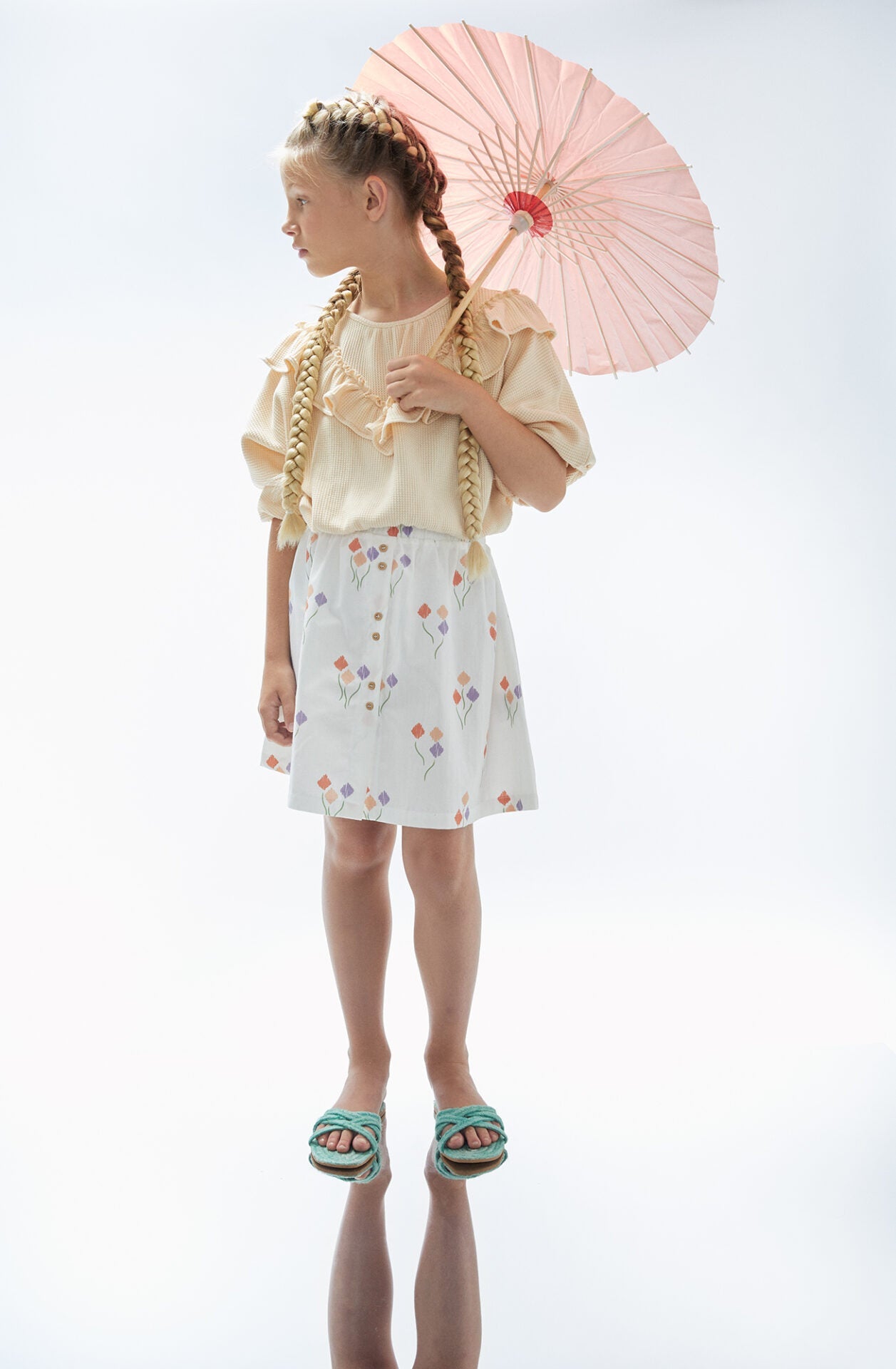 Phanai Skirt Tulipan Print Skirts Jellymade