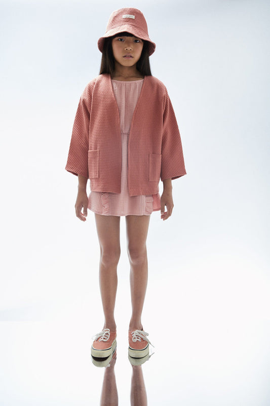 Tibet Jacket Marsala Rose Knitwear Jellymade
