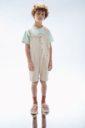 Tide Overall Beige Jumpsuits Jellymade