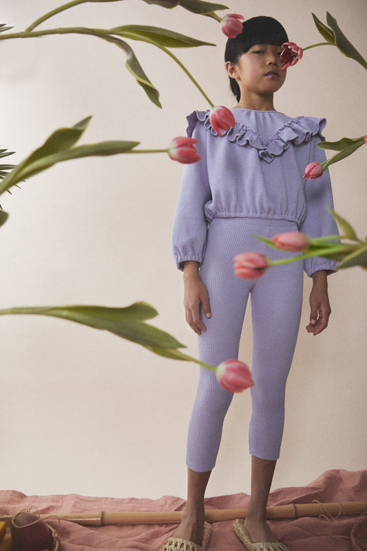 Landa Sweatshirt Pastel Purple Tops Jellymade