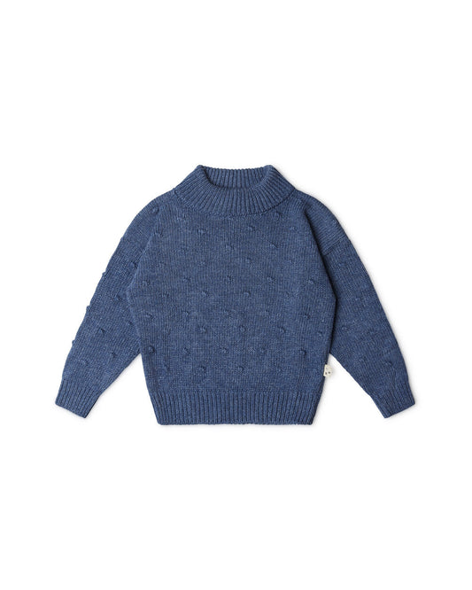 Juna Sweater Kids / thunder blue AW21-DE Matona