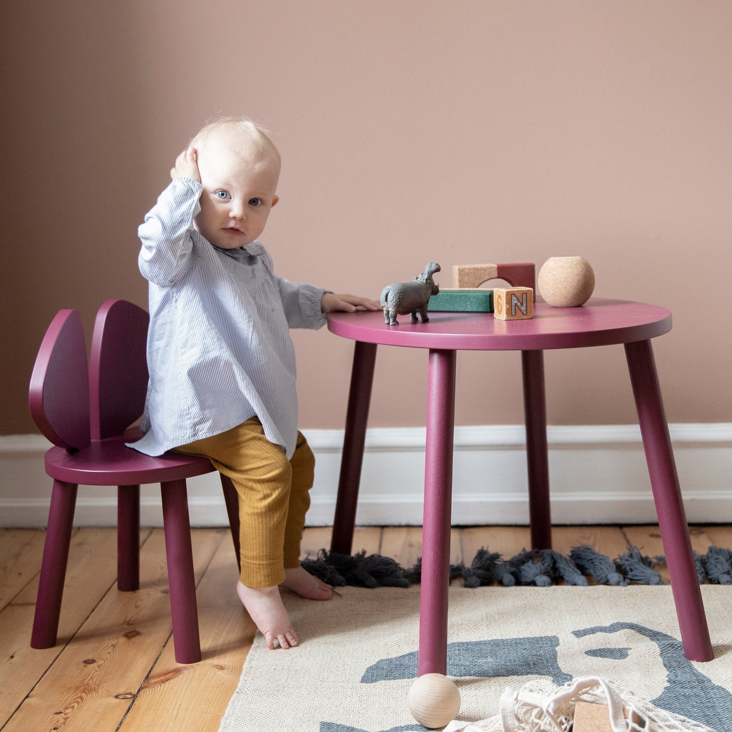Mouse Chair age 2-5 Wood Nofred