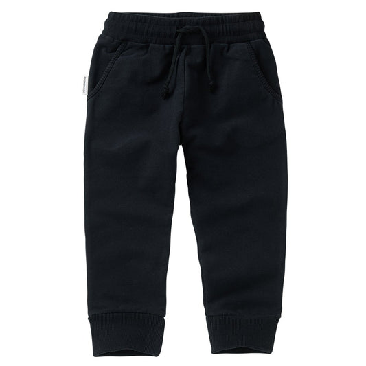 Slim Fit Jogger Black Trousers Mingo