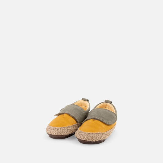 Mustard/Green Strap Espadrilles Shoes & Booties Dulis Shoes