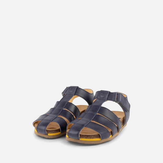 Navy Fisherman Sandals Shoes Dulis Shoes