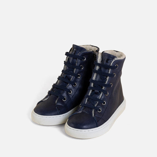 Navy High Top Sneakers Shoes Dulis Shoes