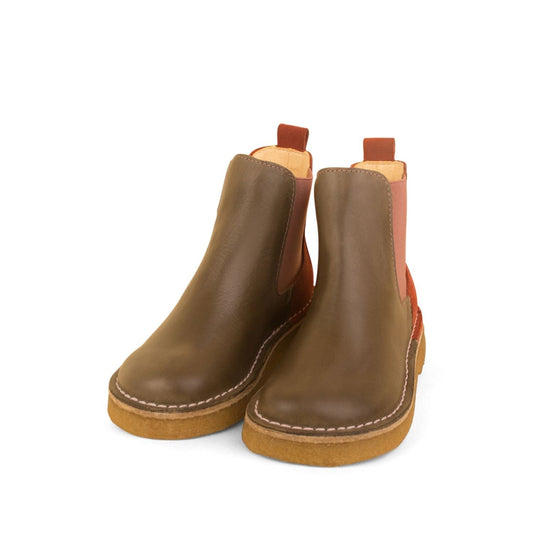 Olive Chelsea Boot Shoes Dulis Shoes