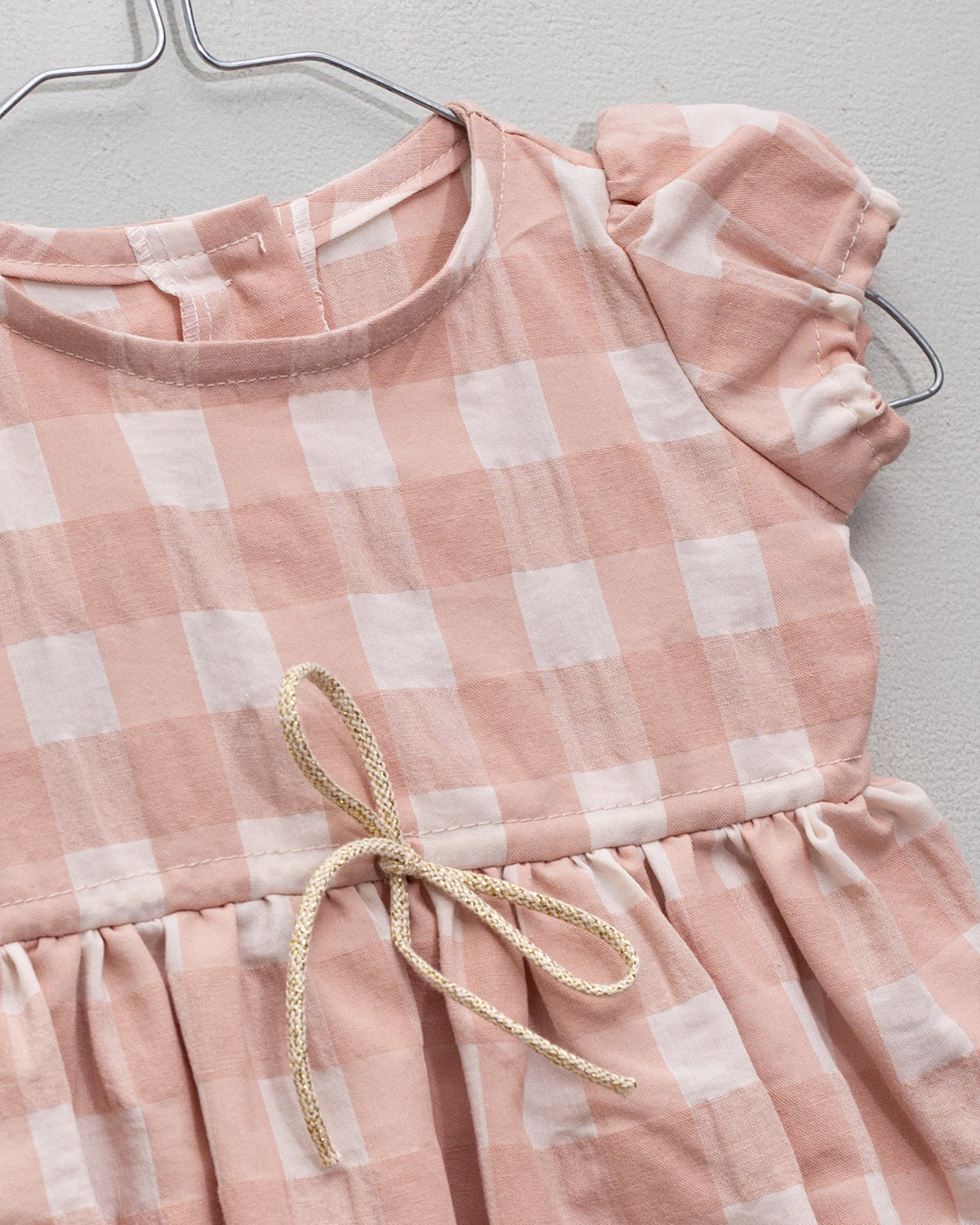 Pipa Baby Romper Pink Vichy Baby Grows Cosmosophie