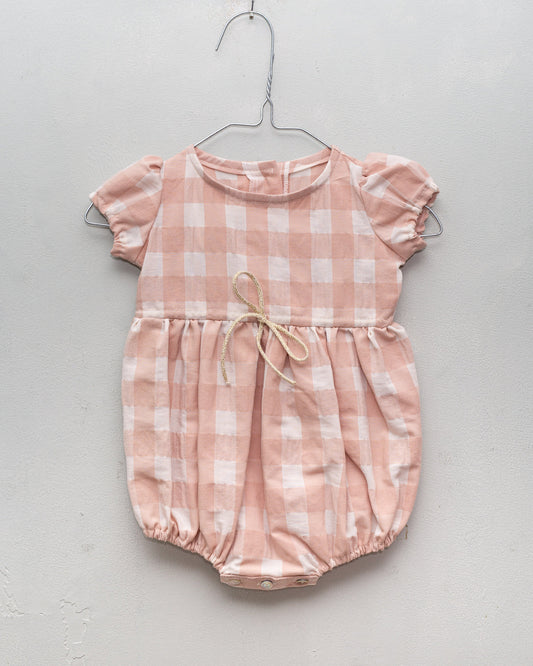 Pipa Baby Romper Pink Vichy Baby Grows Cosmosophie