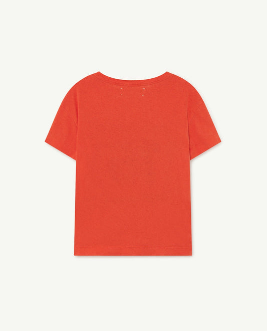 Rooster kids+ t-shirt red 15 Tops The Animals Observatory