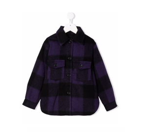 Oversized checked shirt