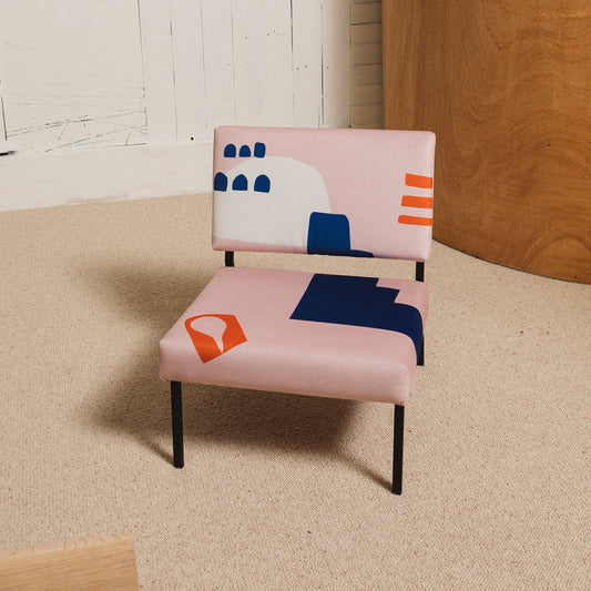 Chair Babylone Pink Kids Chairs Babel Brune