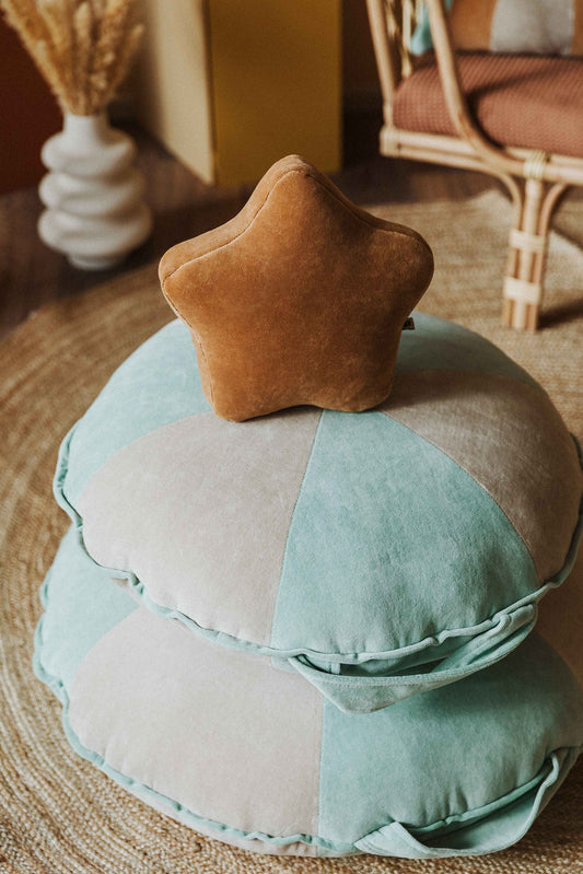 Jade & Beige Cookie Beanbag