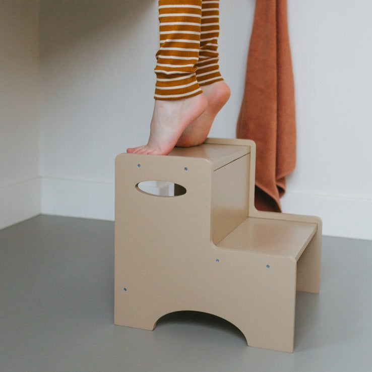 Step Up Beige Wood Nofred