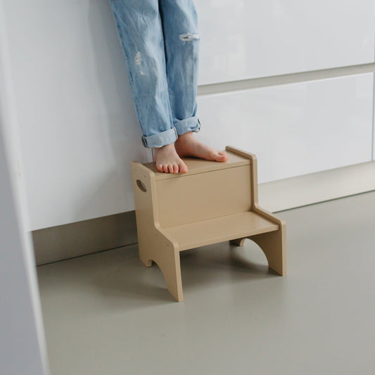 Step Up Beige Wood Nofred
