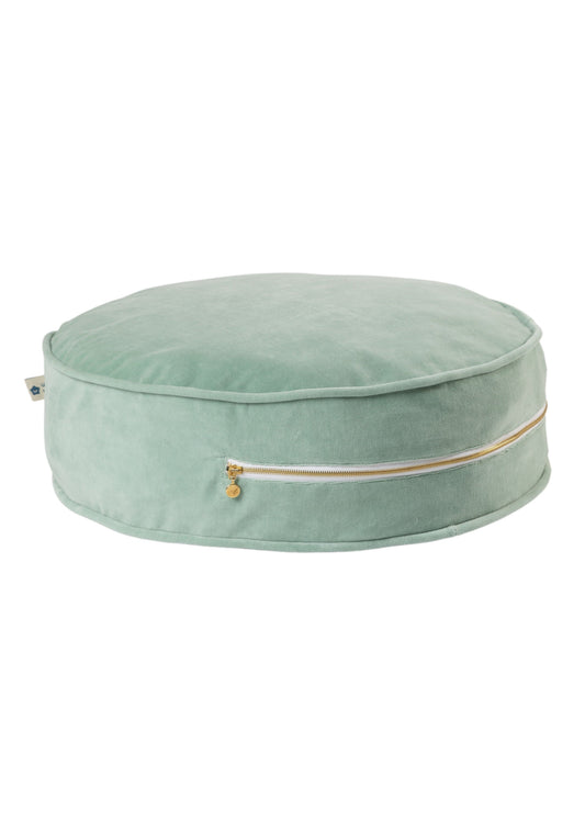 Velvet Jade Ottoman Beanbag Wigiwama