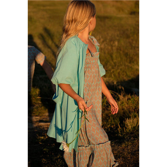 Nightdress Azteca Blue-pink