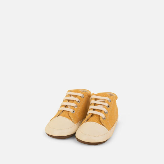 Yellow Eco Sneaker Booties Shoes & Booties Dulis Shoes