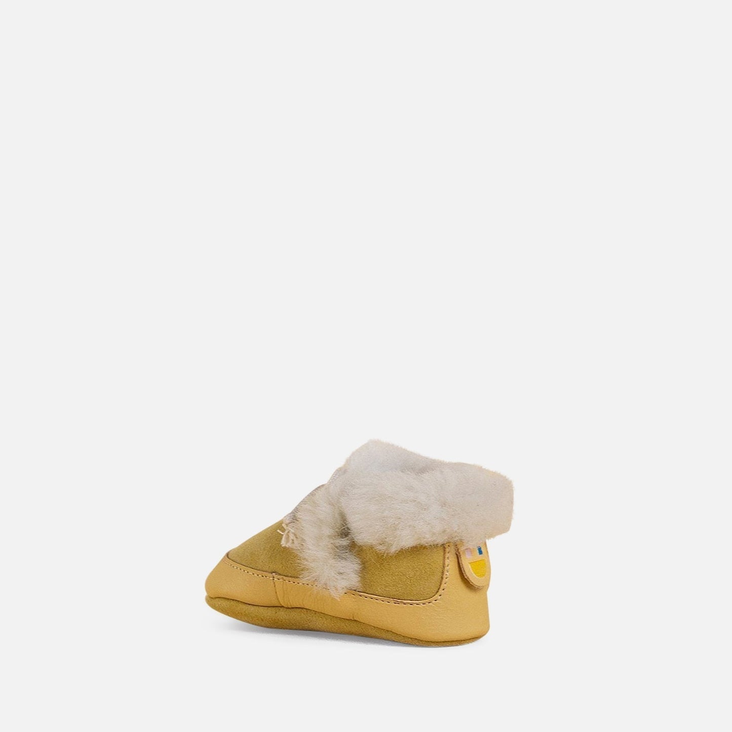 Yellow Fuzzy Booties Shoes & Booties Dulis Shoes